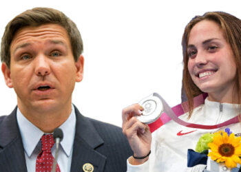 Is DeSantis correct to proclaim the “rightful winner” of the disputed swim meet?