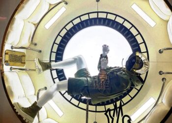 In zero gravity space, how would you spend your alone time?