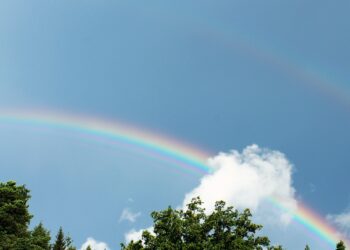 Was that double rainbow a supernatural message from the Queen?